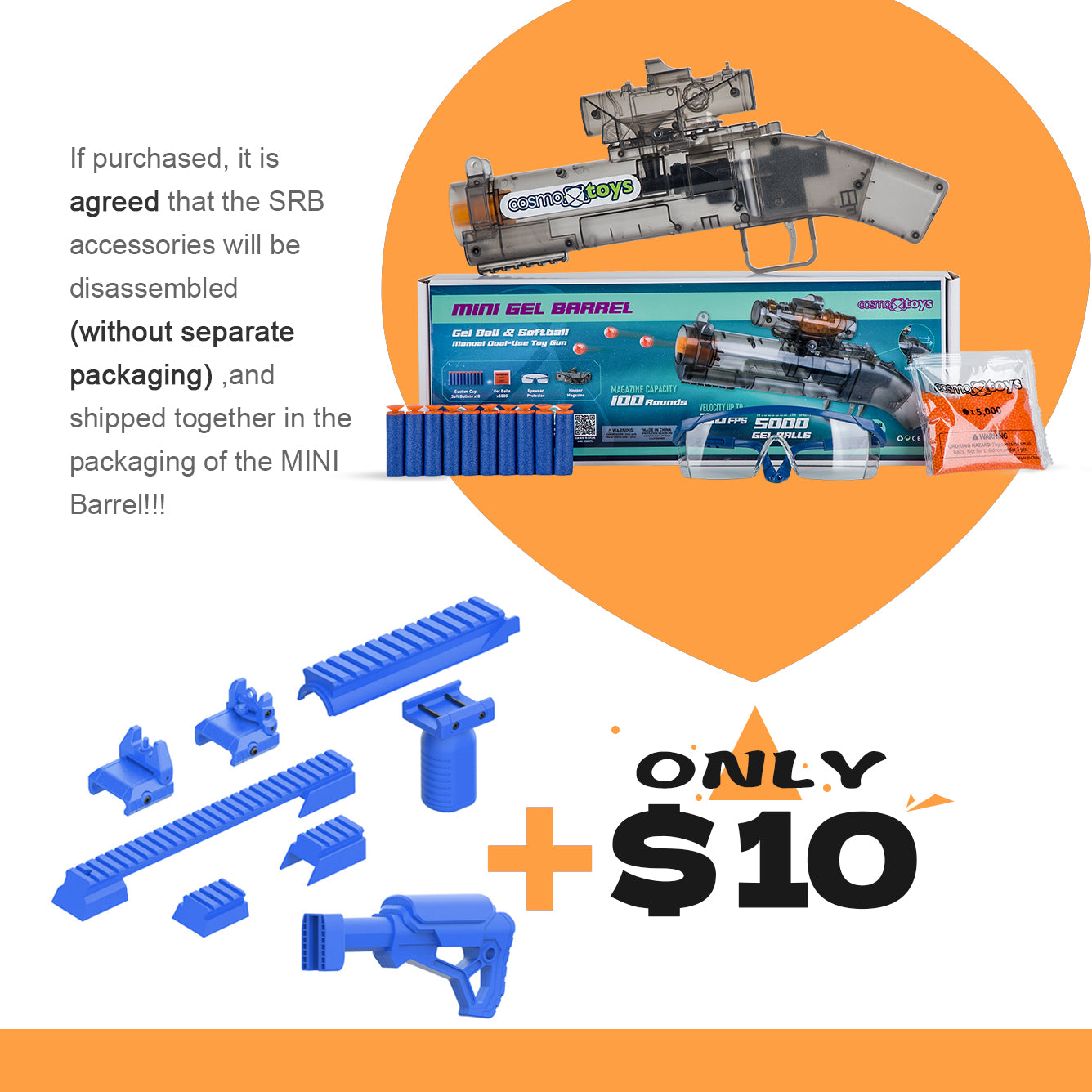 Tactical KIT for SplatRBall SRB400 and SRB400-SUB
