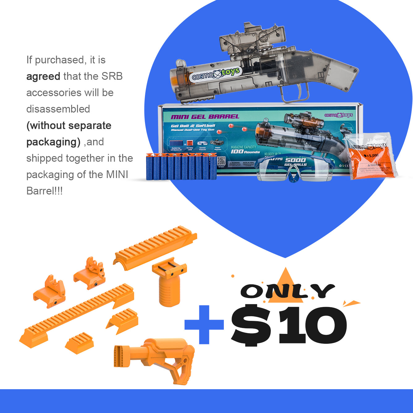 Tactical KIT for SplatRBall SRB400 and SRB400-SUB