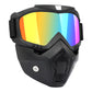 Tactical and Detachable Mask with Goggles