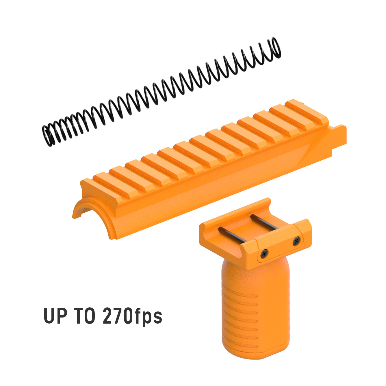 Vertical Grip & Front Mount for SplatRBall SRB400, SRB400-SUB